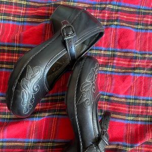 Dansko Vintage Embroidered Mary Jane Clogs